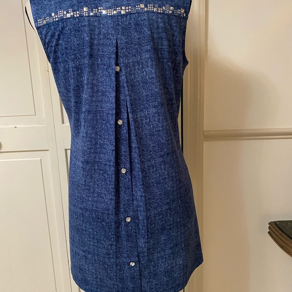 Sleeveless Tango Mango with silver elements - Picture 2 of 2